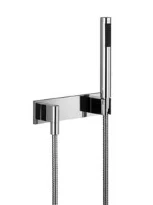 SET DE DOUCHE DORNBRACHT chromé symetrics montage mural-avec flexible 125cm-avec plaque fini