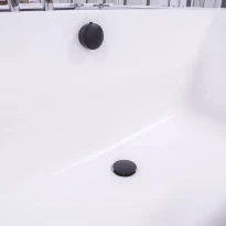 Aquaware vidange pour baignoire noire