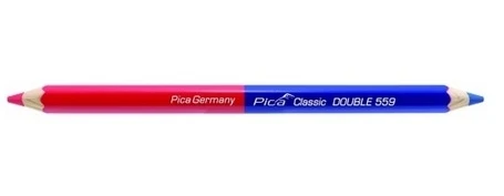 Pica Classic universeel potlood 180 mm - blauw/rood