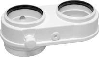 Daalderop adaptateur chaudière avec points de mesure 80/80