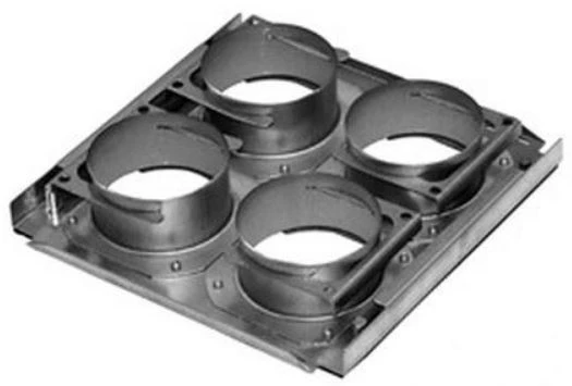 Zehnder ComfoWell 220 plaque de raccordement 4x ComfoTube 90 - CW-M 220