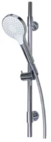 Procasa Push set de douche 682 mm - douchette 3 jets - flexible 1600 mm - chromé - points de fixation variables