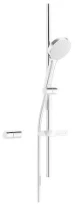 SET DE DOUCHE HANSA ACTIVEJET 97 ! cm 120 MM chromé/gris 1 jet flexible 1750 mm avec porte savon
