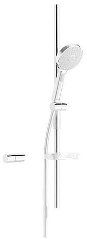 SET DE DOUCHE HANSA ACTIVEJET chromé montage murale-ronde flexible 150 cm avec support savon