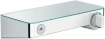 Hansgrohe Select 300 rob. thermostat. Douche Showertablette chromé avec 1 bouton poussoir, 30L/min