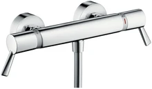 Hansgrohe Ecostat Comfort care rob. thermostat. douche chromé avec poignées longues et pratiques