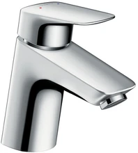 Hansgrohe Logis mitigeur lavabo - chromé - avec vidage automatique - chromé - comfortzone 70 - safety function