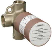 Hansgrohe modèle encastré inverseur TRIO 3/4 débit 65l/min, 1 entrée - 2 sorties
