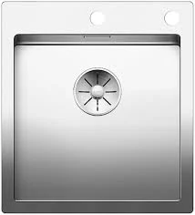 EVIER A ENCASTRER BLANCO CLARON 400-IF 460 - 510 o MM rvs vidage automatique