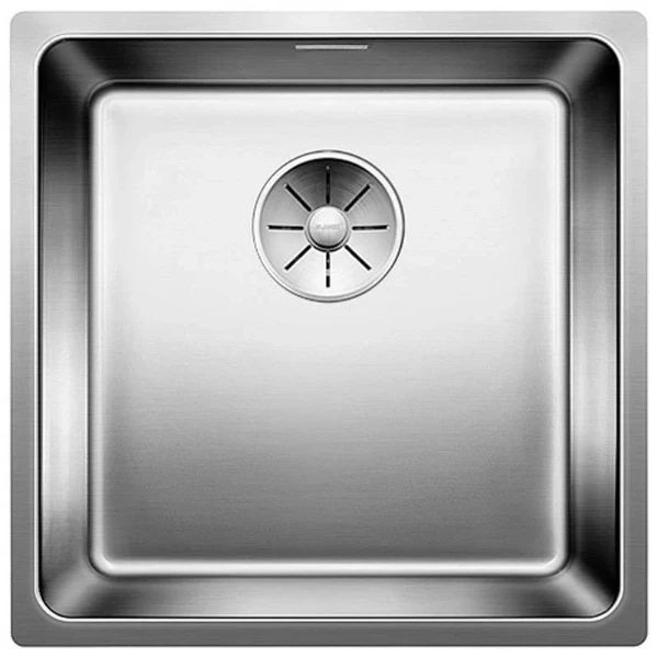 Blanco Andano 400-U onderbouwspoeltafel 440 x 190 x 440 mm - hoogglans inox - manuele lediging