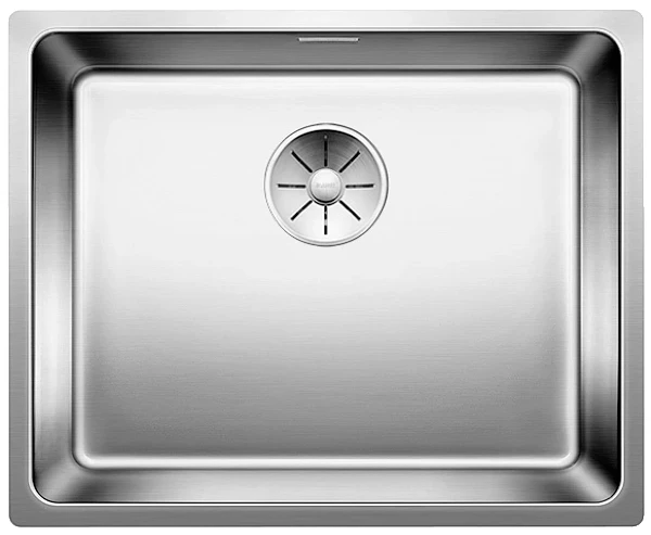 Blanco Andano 500-U onderbouwspoeltafel 540 x 190 x 440 mm - hoogglans inox - manuele lediging