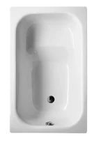 Bette Betteform bain de hanche acier émaille 1180 x 730 mm - blanc - sans pieds