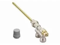 Danfoss RA15/6T robinet d'arrêt 1/2 raccordement latéral pour système monotube -raccordement tuyaux externe