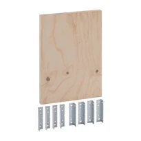 Geberit Duofix plaque de montage universel pour paroi, collier de fixation rabattable, accoudoir
