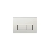 PLAQUE DE COMMANDE GEBERIT KAPPA 50 blanc 3 ou 6 l a/ commande par dessus a/ 2 boutons