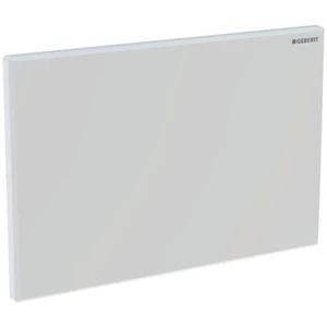 PLAQUE DE COMMANDE GEBERIT SIGMA blanc synthetique frontal sans bouton pour reservoir a encastrer