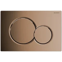 Geberit Sigma 01 plaque de commande laiton de luxe pour réservoir encastré plastique avec 2 touches