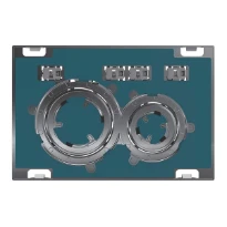PLAQUE DE COMMANDE TOILETTE GEBERIT SIGMA 21 24,6 - 1,4 o 16,4 ! cm personnaliser verre pour rinçage à 2 volumes