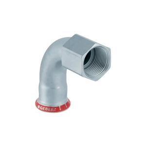 Geberit Mapress C-acier zingué coude de transition 90° FF 15 x 1/2 F