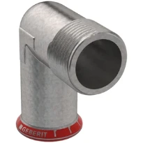 Geberit Mapress C-acier zingué coude de transition 90° MF 22 x 3/4 M