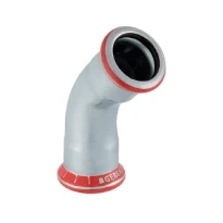 Geberit Mapress C-acier zingué coude 45° FF 42 x 42 mm