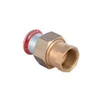 Geberit Mapress acier carbone raccord 3-pièces FF 42 x 6/4 F