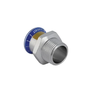 Geberit Mapress Inox Gaz raccord FM 15 mm x 1/2 " buitendraad