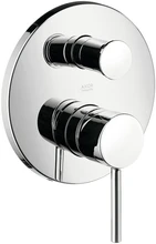 SET DE FINITION AXOR STARCK chromé poigne puro mitigeur pour ibox universal bain/douche