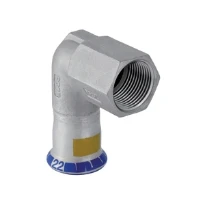 Geberit Mapress Inox Gaz courbe 90° FF 28 mm x 4/4 "