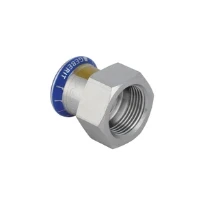 Geberit Mapress Inox Gaz reduit FF 22 mm x 4/4 "