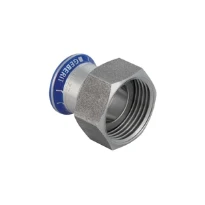 Geberit Mapress Inox raccord droit FF 22 mm x 4/4 "