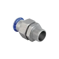 Geberit Mapress inox raccord 3-pièces avec joint plat MF 54 x 2 M
