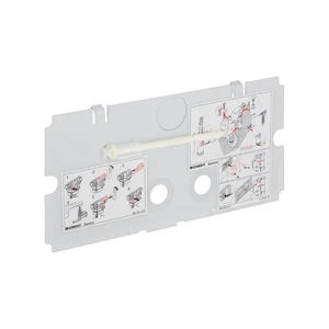 PLAQUE DE PROTECTION GEBERIT pour révervoir avec 2 boutons