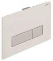 PLAQUE DE COMMANDE TOILETTE GEBERIT SIGMA 40 blanc alpine synthetique reserv. a encastrer
