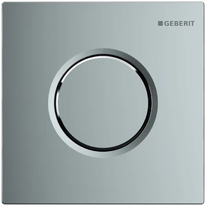 Geberit Sigma 01 plaque de commande urinoir- chromé - bouton poussoir pneumatique manuel - chromé