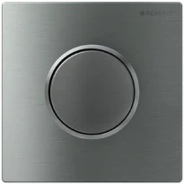 PLAQUE DE COMMANDE GEBERIT SIGMA 10 inox brossé synthetique bouton pneumatique pour urinoir