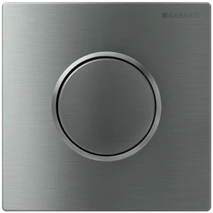 PLAQUE DE COMMANDE GEBERIT SIGMA 10 inox brossé synthetique bouton pneumatique pour urinoir