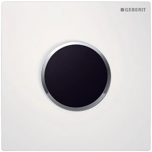Geberit Sigma 10 commande urinoir électronique - blanc chromé - sur secteur 230V