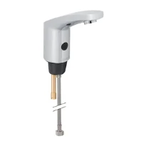 Geberit hytronic 85 chromé IR robinet lavabo éléctr. eau froide, batterie 6V