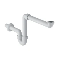 Geberit PP siphon tubulaire simple gain de place 5/4 x 40 mm - blanc