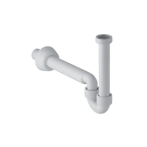SIPHON GEBERIT blanc polypropylene pour evier avec 1 bassin