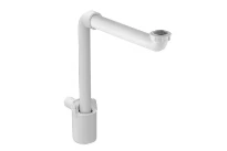 Geberit PP siphon tubulaire simple gain de place 5/4 x 32 mm - blanc - pour meubles de salle de bain