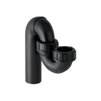 SIPHON GEBERIT PE 50 MM X 56 MM noir pe a/entree et sortie verticale