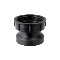 RACCORD UNION GEBERIT 5/4 X 50 MM noir pe avec ecrou et joint