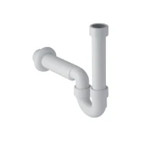 Geberit PP siphon tubulaire simple 40 x 40 mm - blanc