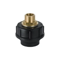 RACCORD UNION GEBERIT PE 50 MM pe avec raccord en laiton 4/4 x 22 mm