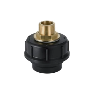 RACCORD UNION GEBERIT PE 50 MM pe avec raccord en laiton 4/4 x 22 mm