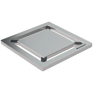 GRILLE GEBERIT 71 - 71 o 4 ! mm rvs carré p/siphon de douche 8x8 cm