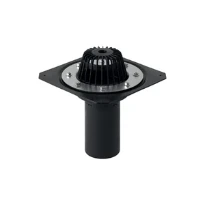 ENTONNOIR GEBERIT 110MM pe ecoulement pluviale avec bride de serrage