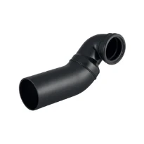COURBE D'EVACUATION GEBERIT 90 MM noir pe droite - pour wc suspendue